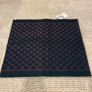 Gucci scarf 180x40cm wool & silk